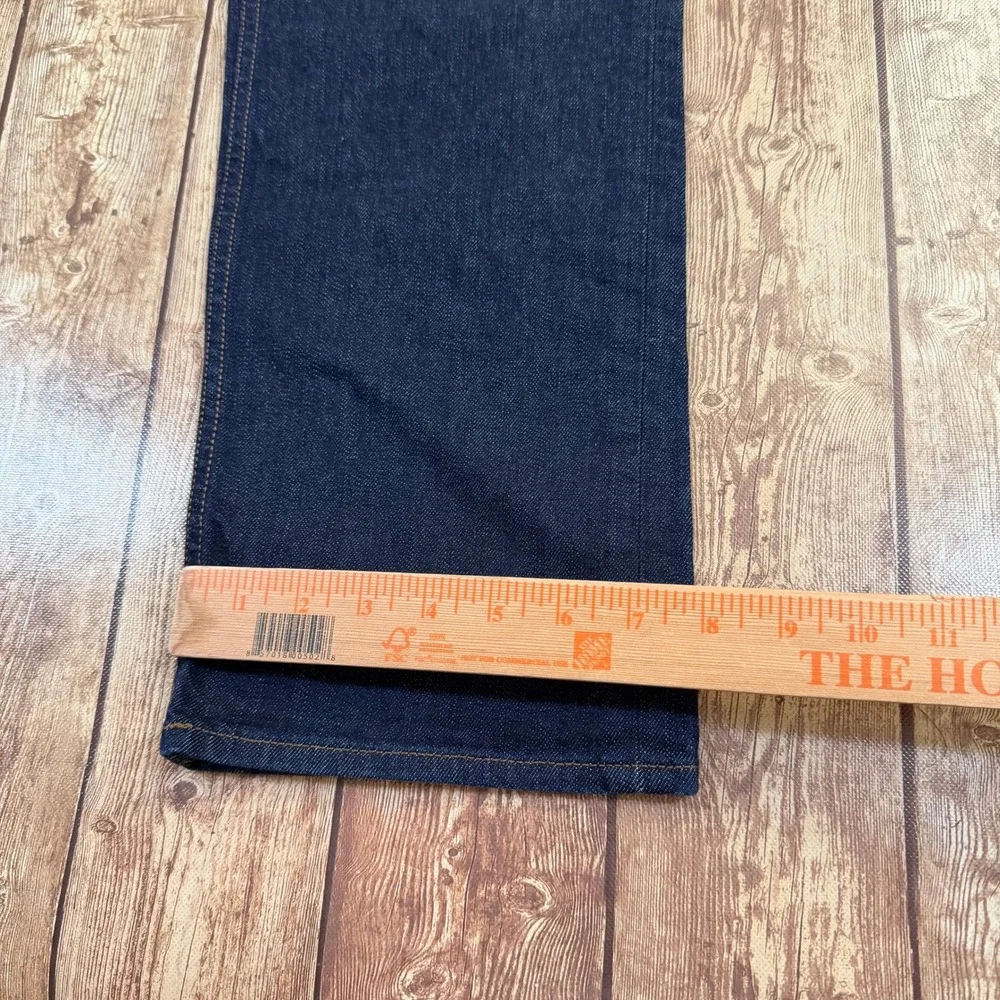 Banana Republic Slim Jeans Mens 34W 32L Dark Indigo Blue Stretch Denim